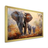 Elephant Family Guardianship - Elephant Wall Art Prints