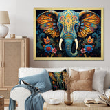 Teal Elephant Legacy - Teal Elephant Wall Art