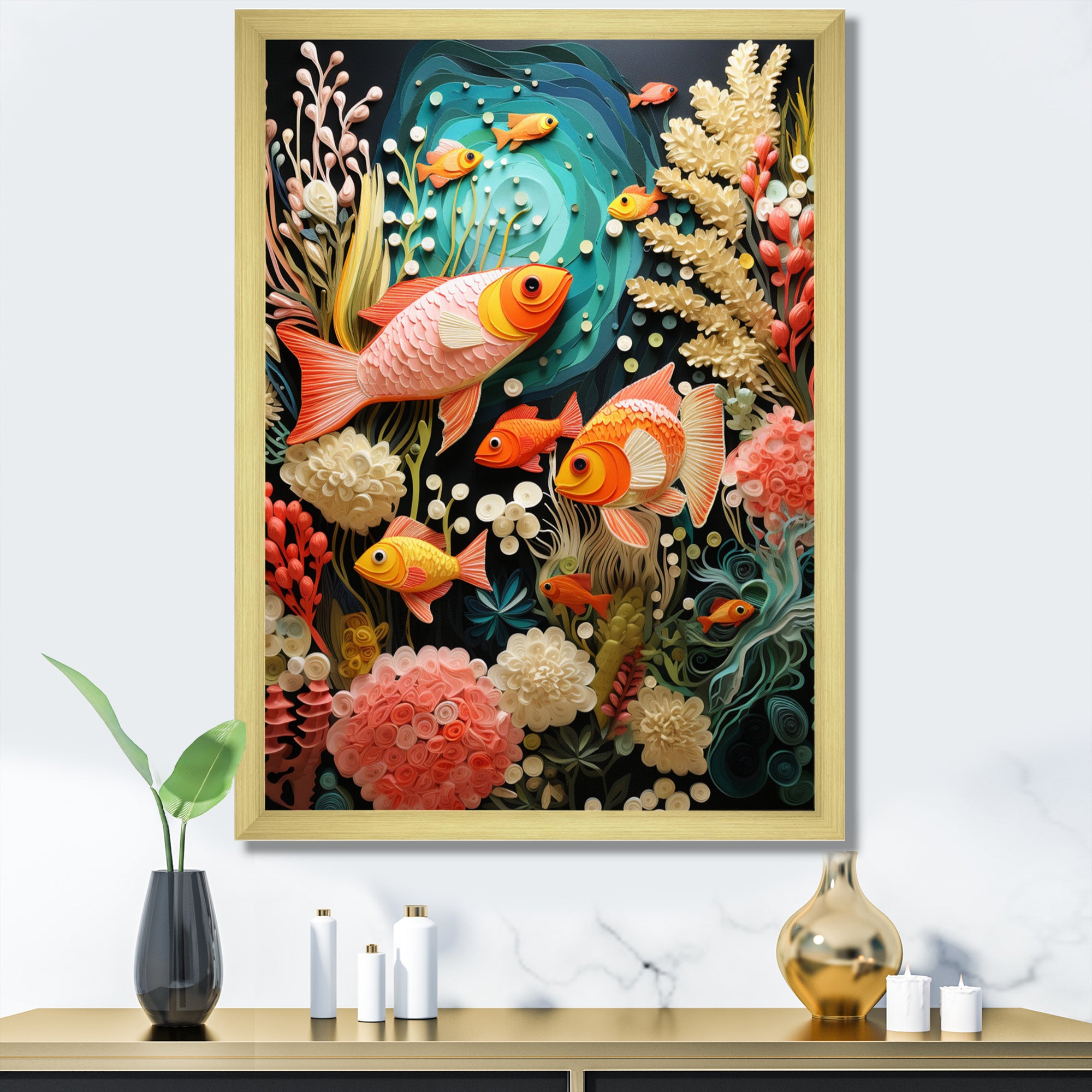 Fish Animal Coastal Creatures - Fish Wall Decor