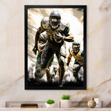 Football Gridiron Glory - Football Canvas Wall Art