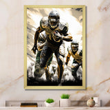 Football Gridiron Glory - Football Canvas Wall Art