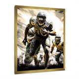 Football Gridiron Glory - Football Canvas Wall Art