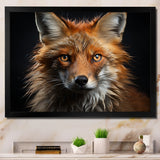 Fox Portrait Photo - Fox Wall Art Prints