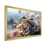 Frog Monochrome Landscape - Frog Home Decor Art