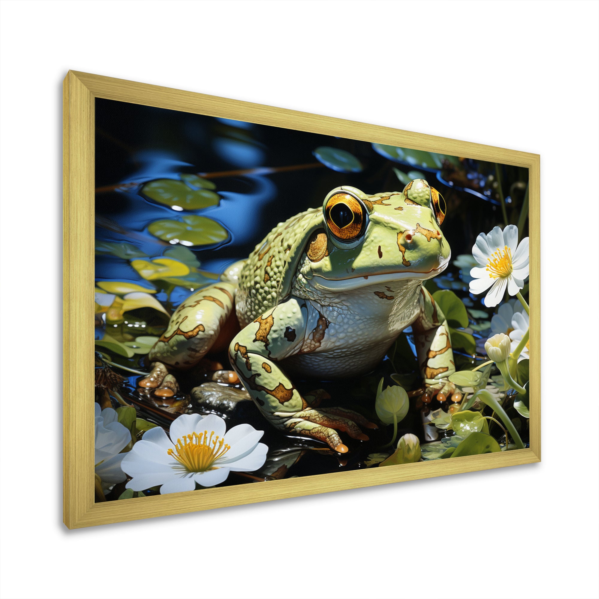Frog Freedom - Frog Canvas Wall Art