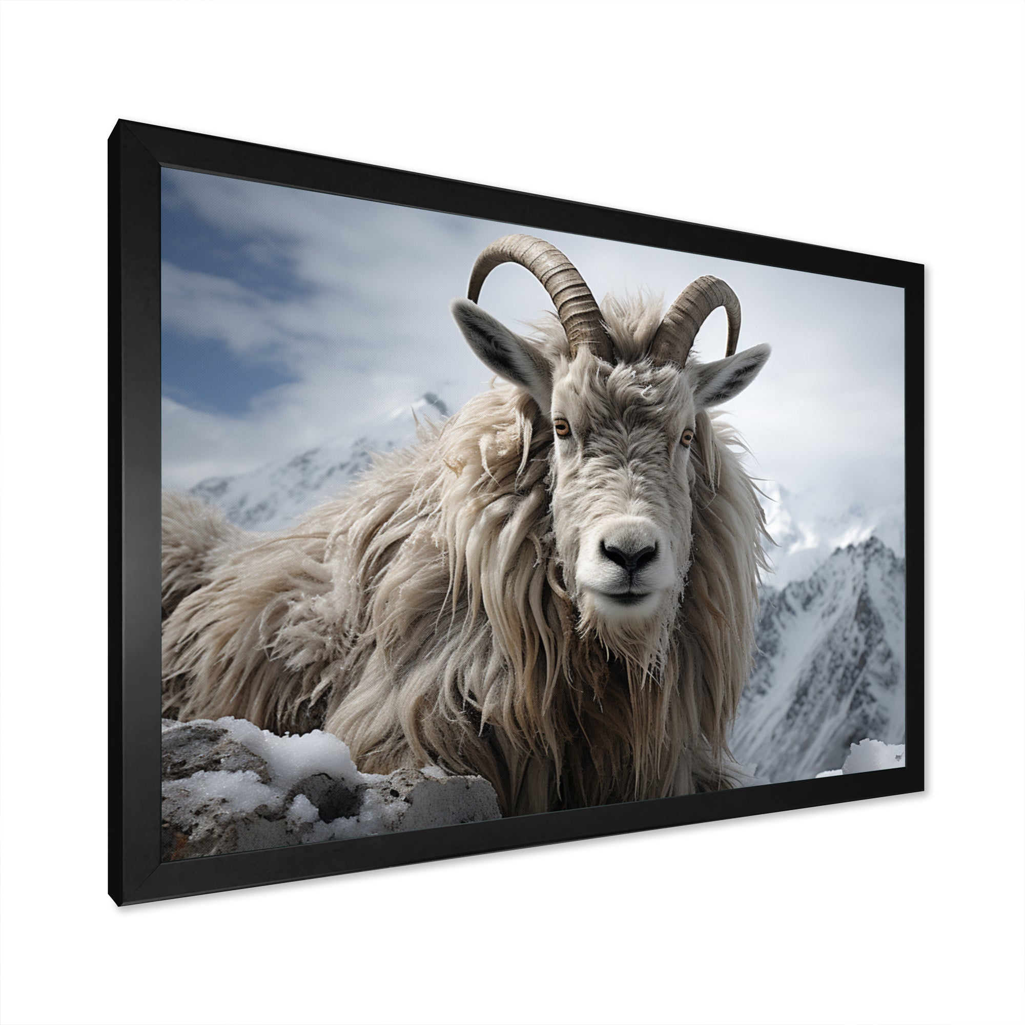 Goat Mountain Guardian - Goat Wall Art Prints