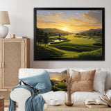 Golf Dawn On The Put I - Golf Canvas Wall Art