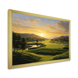 Golf Dawn On The Put I - Golf Canvas Wall Art