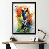 Golf Dynamic Drives I - Golf Canvas Wall Art