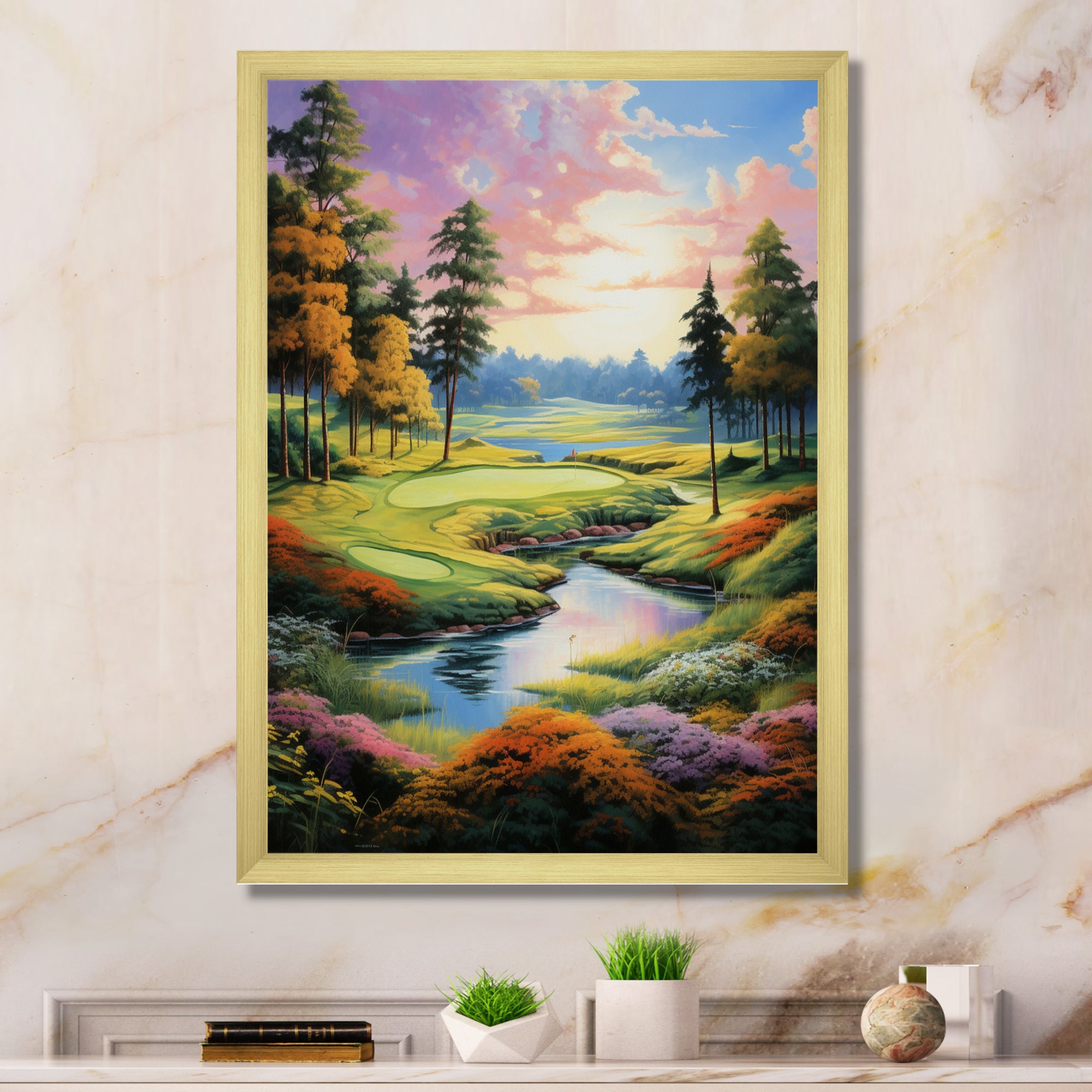 Golf Enchanted Greens - Golf Canvas Wall Art