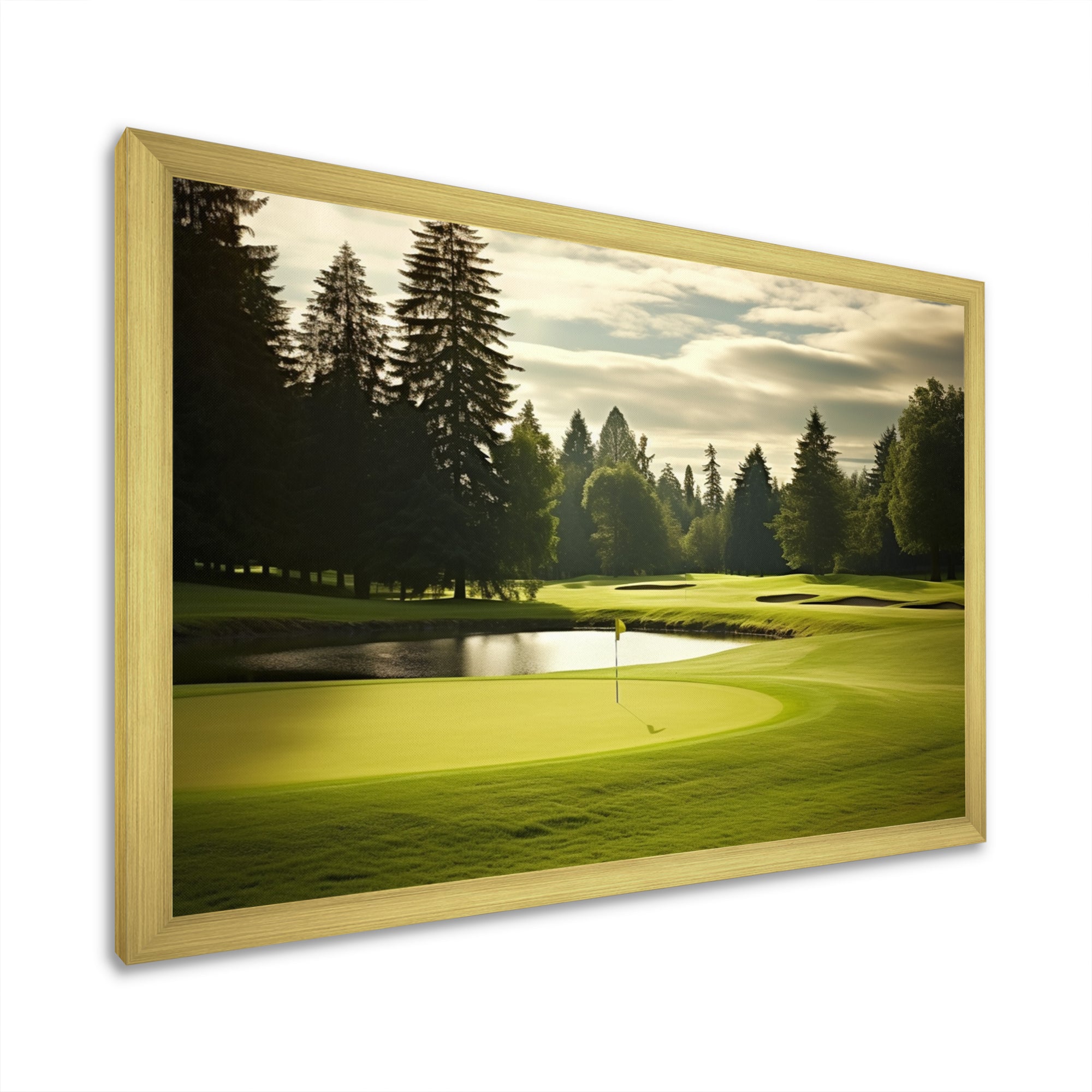 Golf Fairway Serenity - Golf Canvas Wall Art