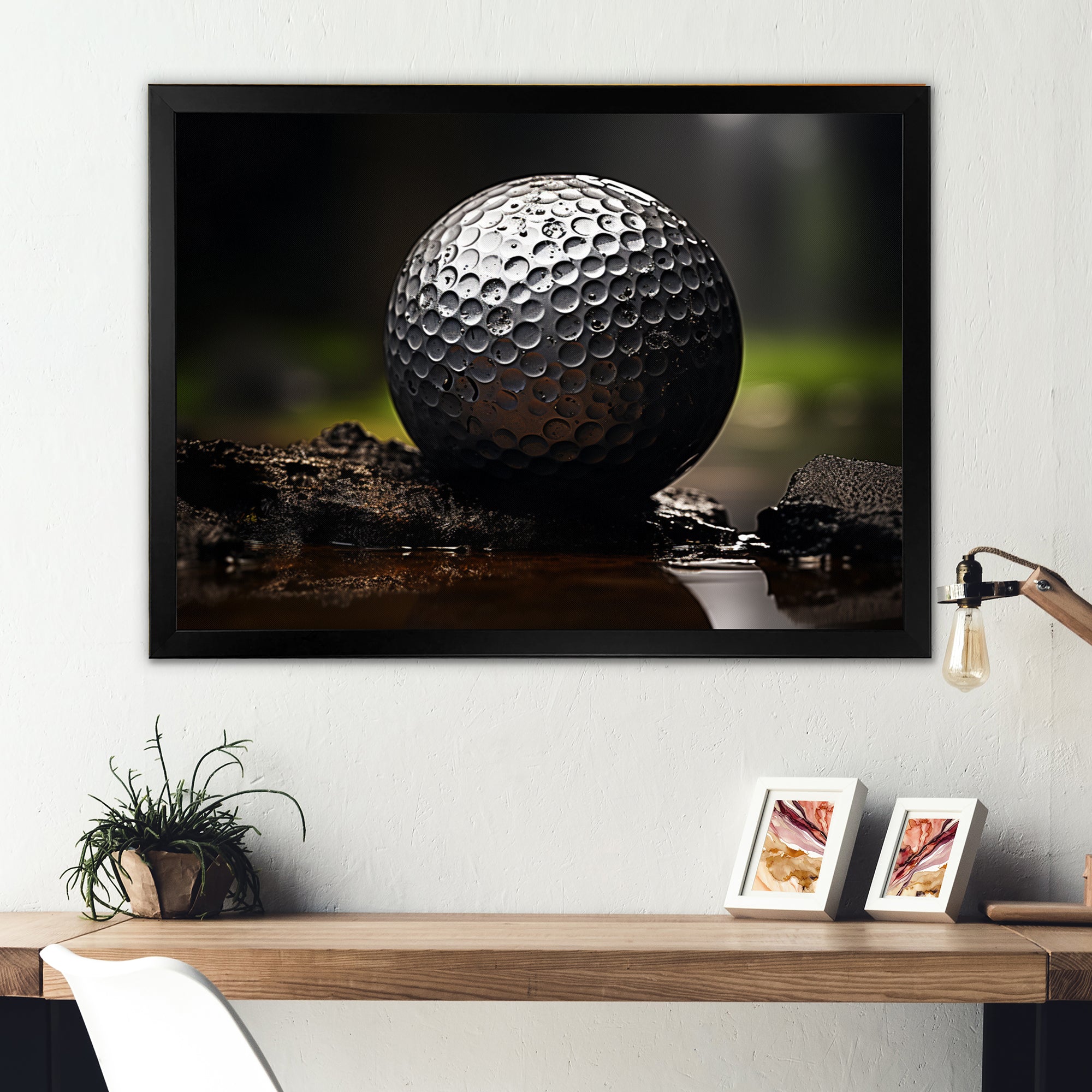 Golfers Focus - Golf Canvas Wall Art