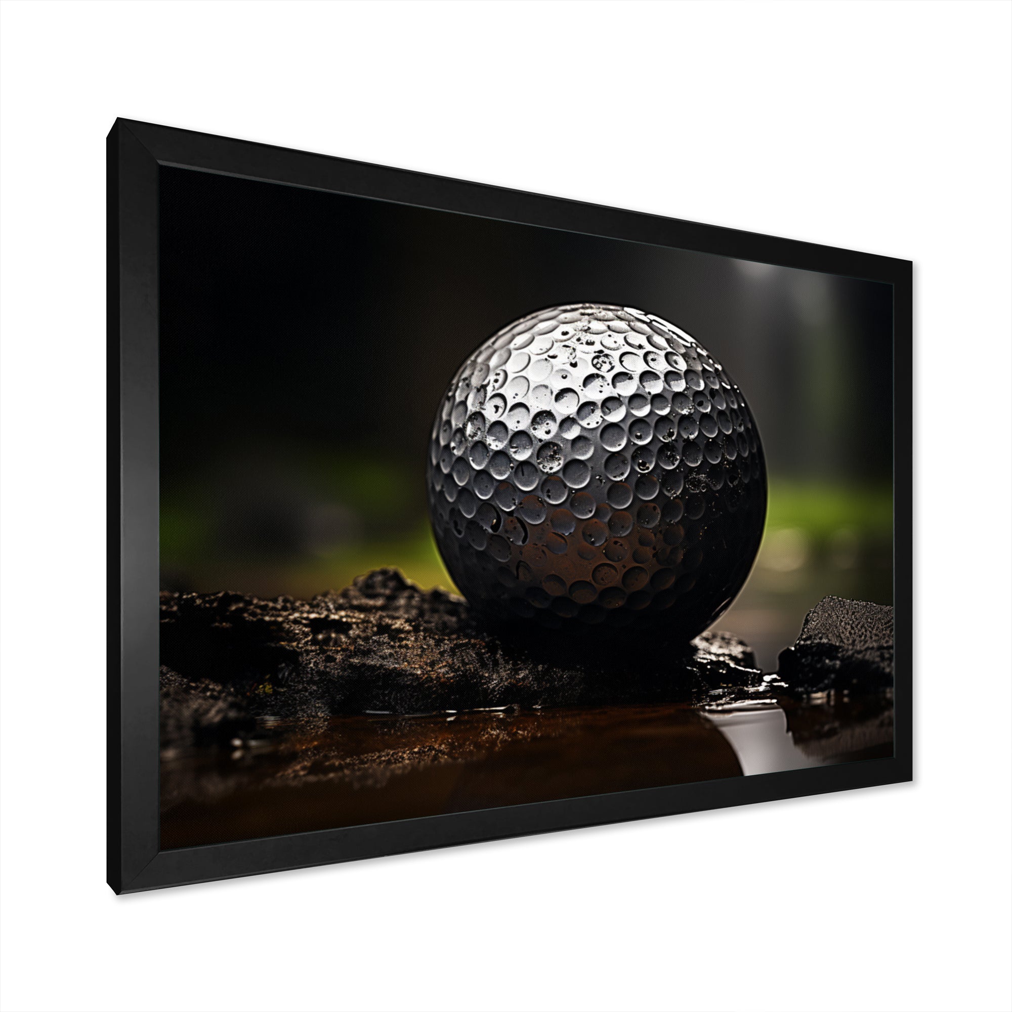Golfers Focus - Golf Canvas Wall Art