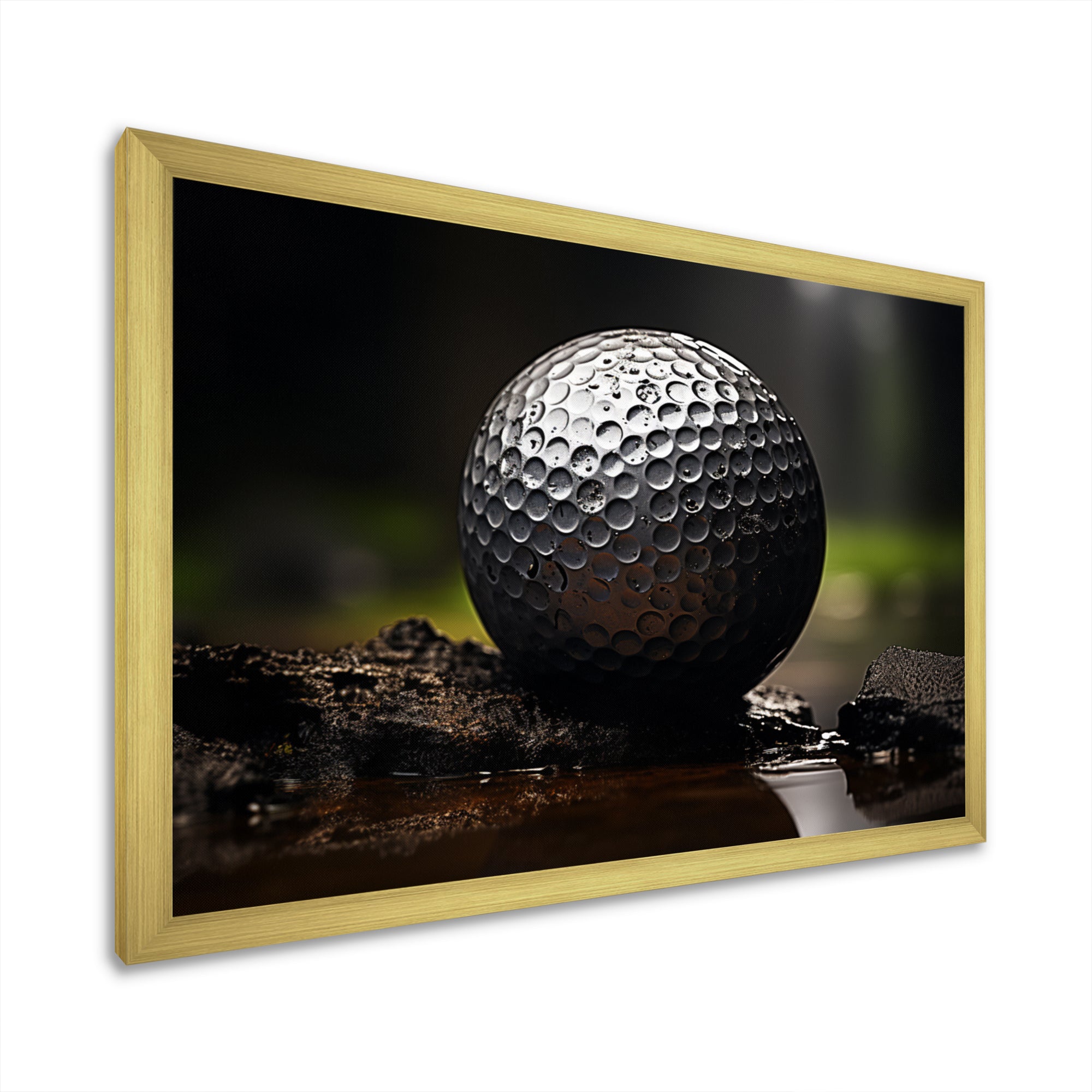 Golfers Focus - Golf Canvas Wall Art