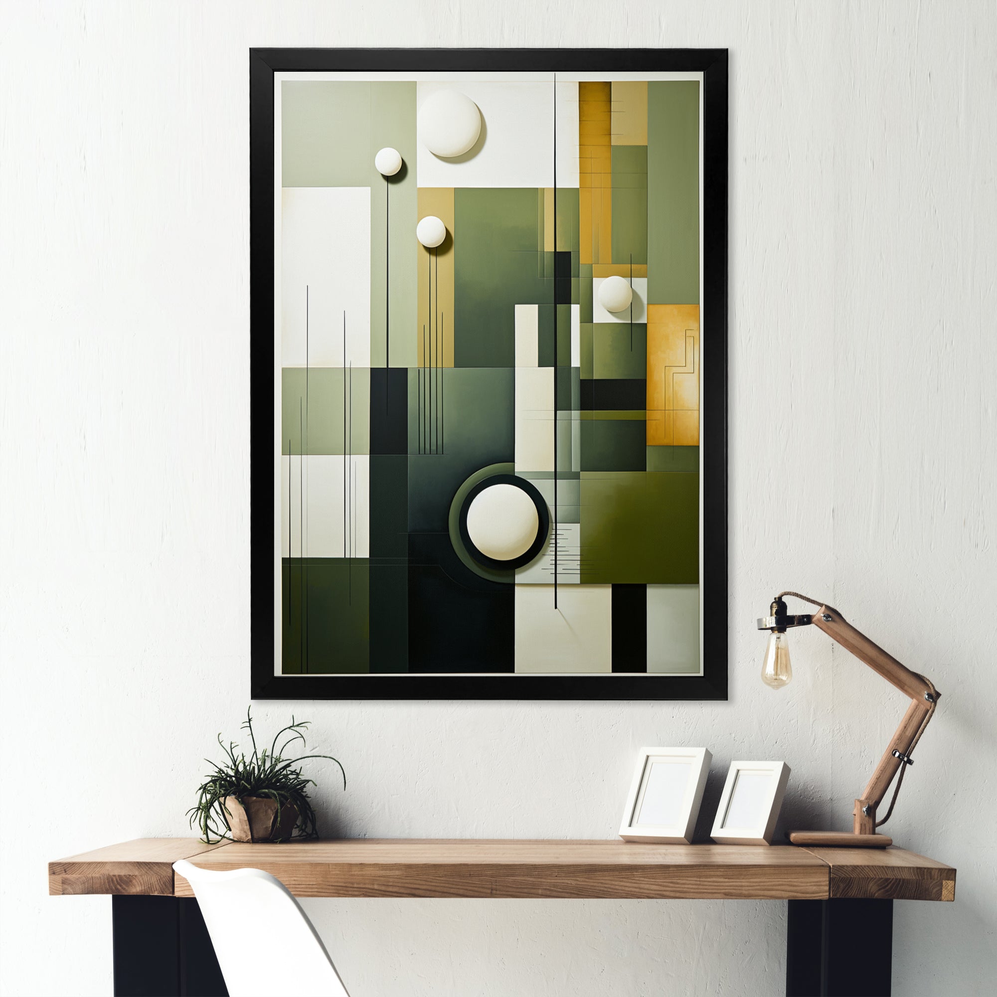 Golf Harmonious Collage I - Golf Canvas Wall Art