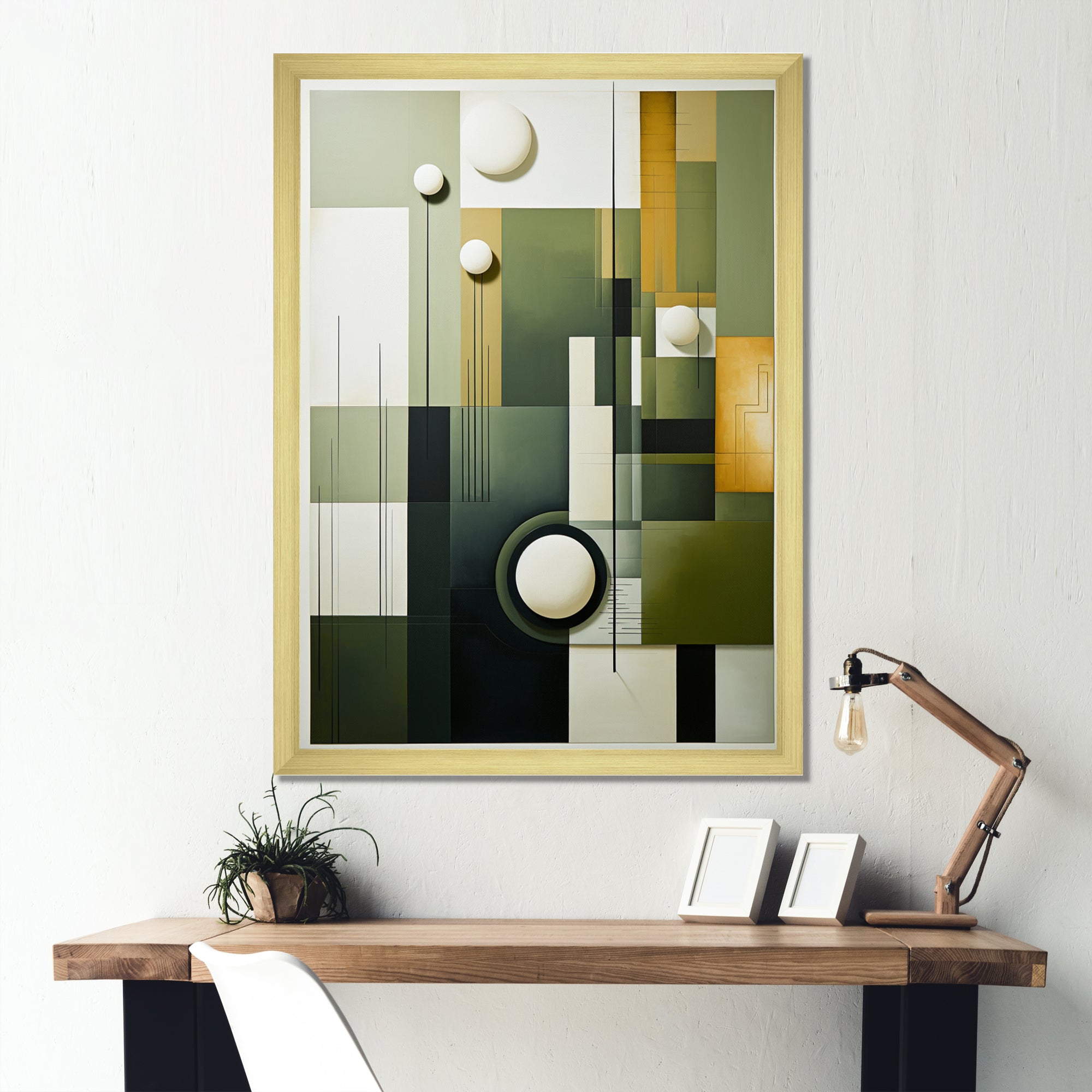Golf Harmonious Collage I - Golf Canvas Wall Art