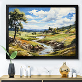Lake And River Tranquility I - Golf Canvas Wall Art