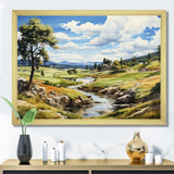 Lake And River Tranquility I - Golf Canvas Wall Art