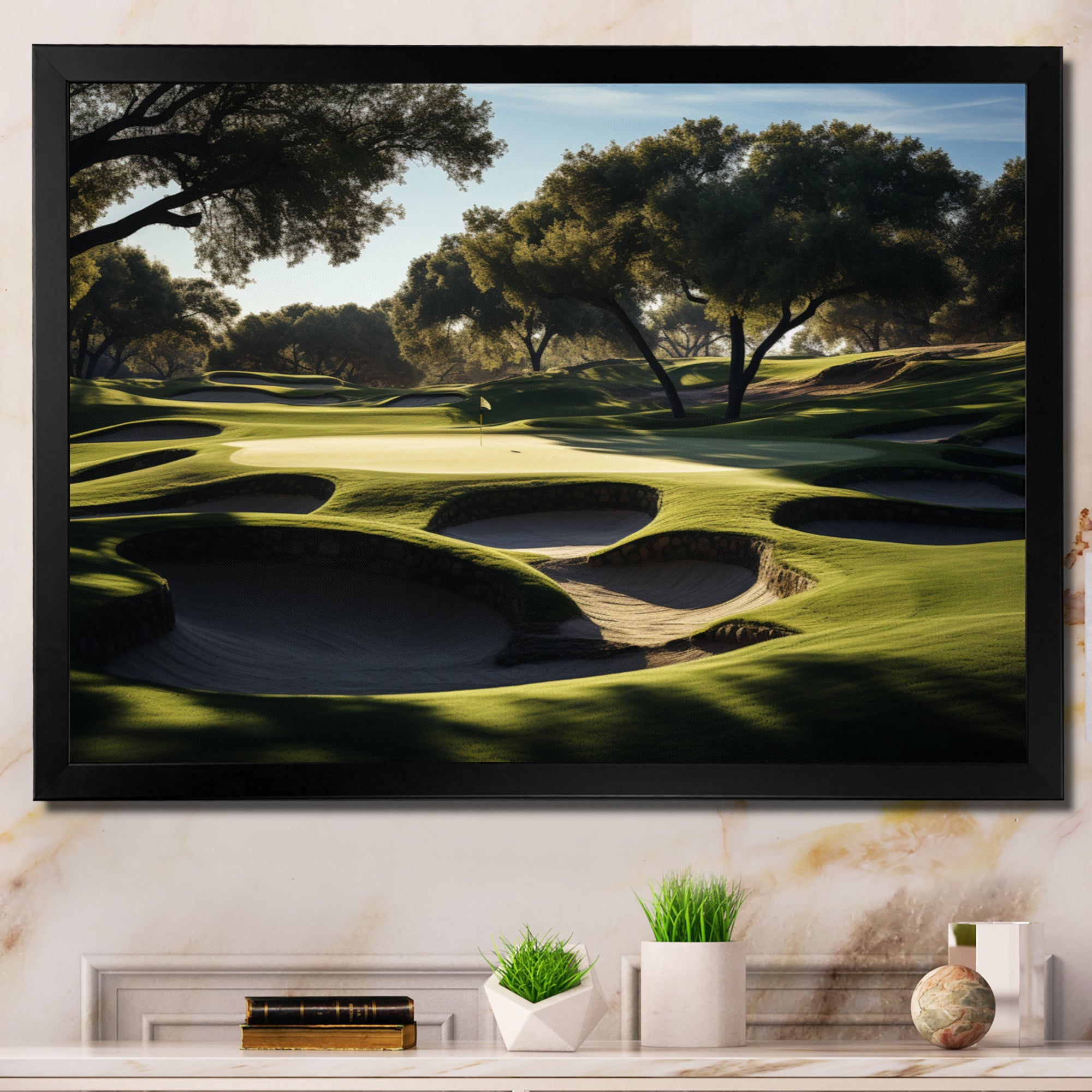 Golf Precision Putt I - Golf Canvas Wall Art