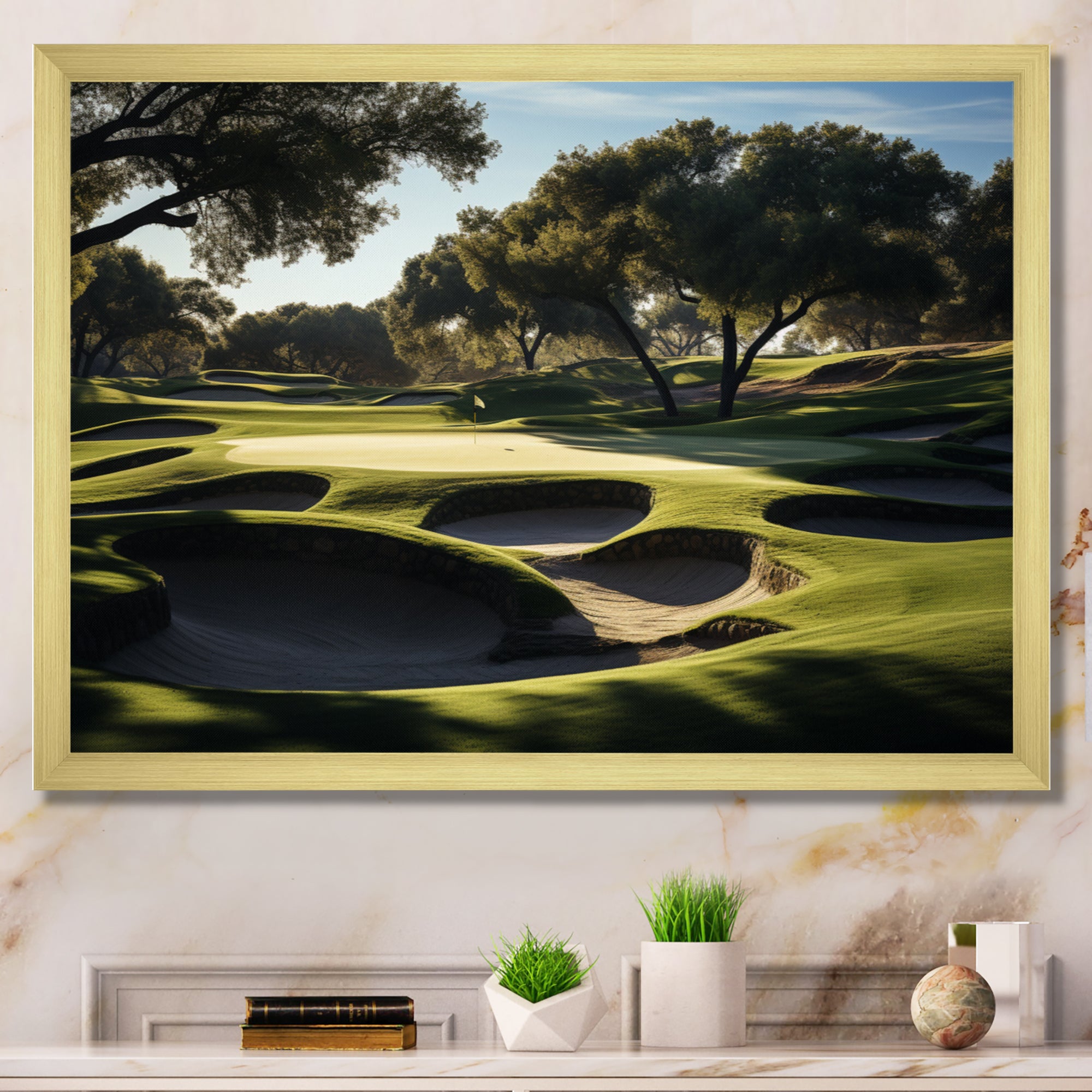 Golf Precision Putt I - Golf Canvas Wall Art