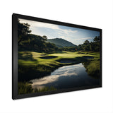 Golf Precision Filed - Golf Canvas Wall Art