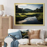 Golf Precision Filed - Golf Canvas Wall Art