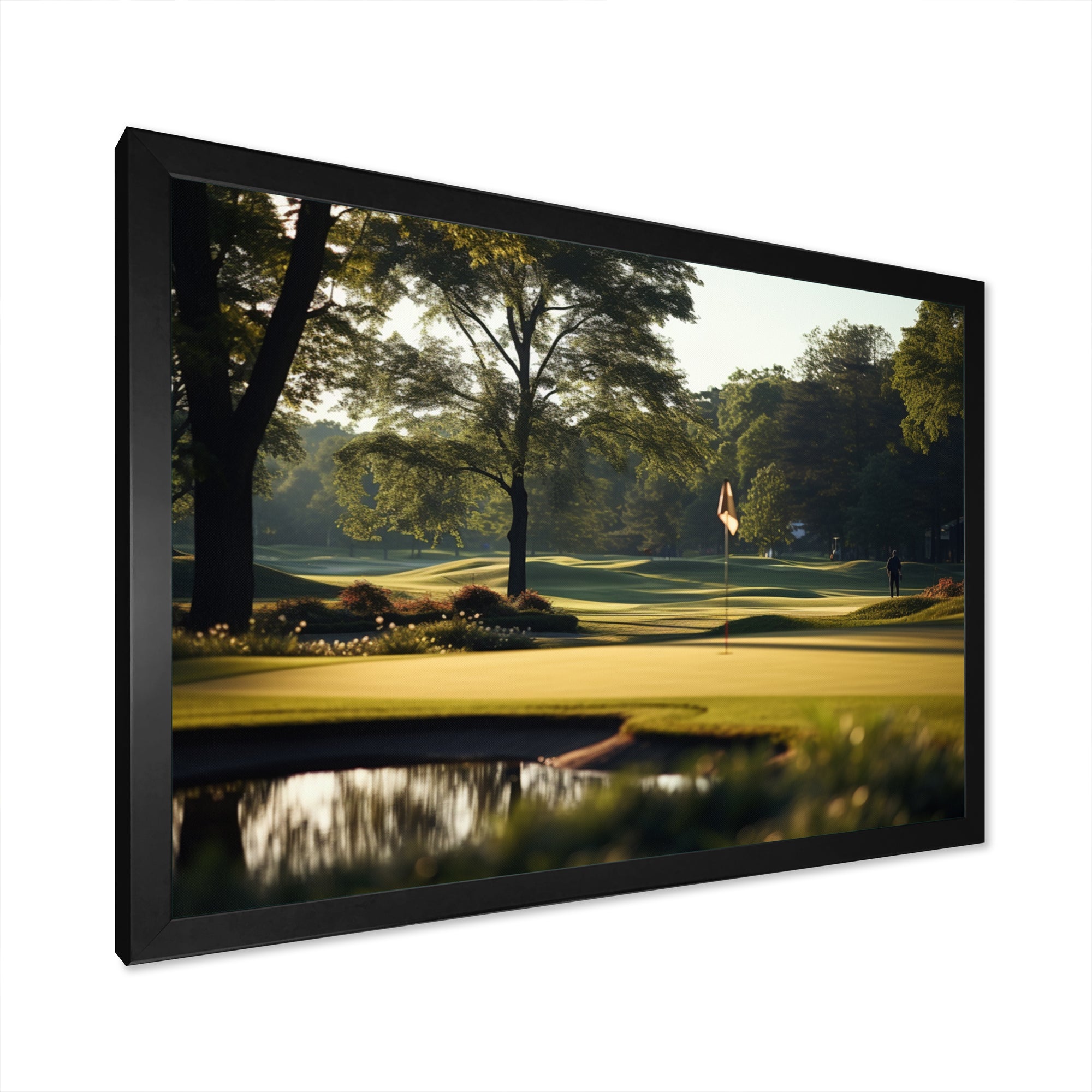 Golf Putting Green Tranquility I - Golf Canvas Wall Art