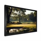 Golf Putting Green Tranquility I - Golf Canvas Wall Art