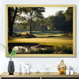 Golf Putting Green Tranquility I - Golf Canvas Wall Art