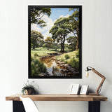 Golf Treelined Tangles - Golf Canvas Wall Art