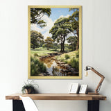 Golf Treelined Tangles - Golf Canvas Wall Art