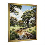 Golf Treelined Tangles - Golf Canvas Wall Art