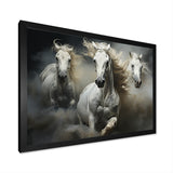 White Beige Horse Equine Harmony - Horse Wall Decor
