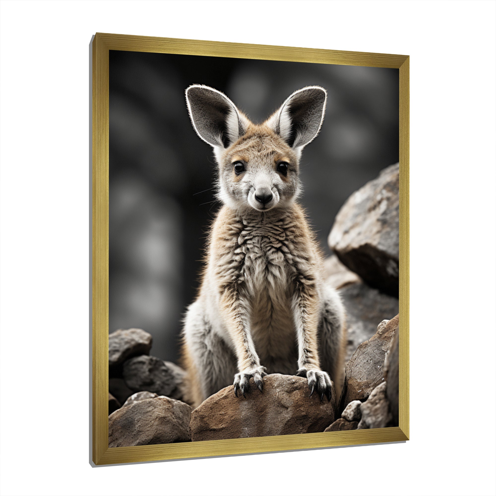 Kangaroo Bound - Kangaroo Home Decor Art