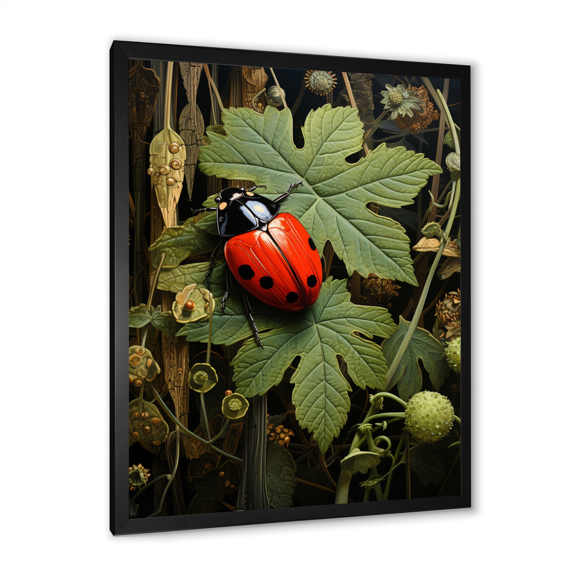 Ladybug Ladybugs Leisure - Red Ladybug Wall Art