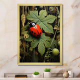 Ladybug Ladybugs Leisure - Red Ladybug Wall Art