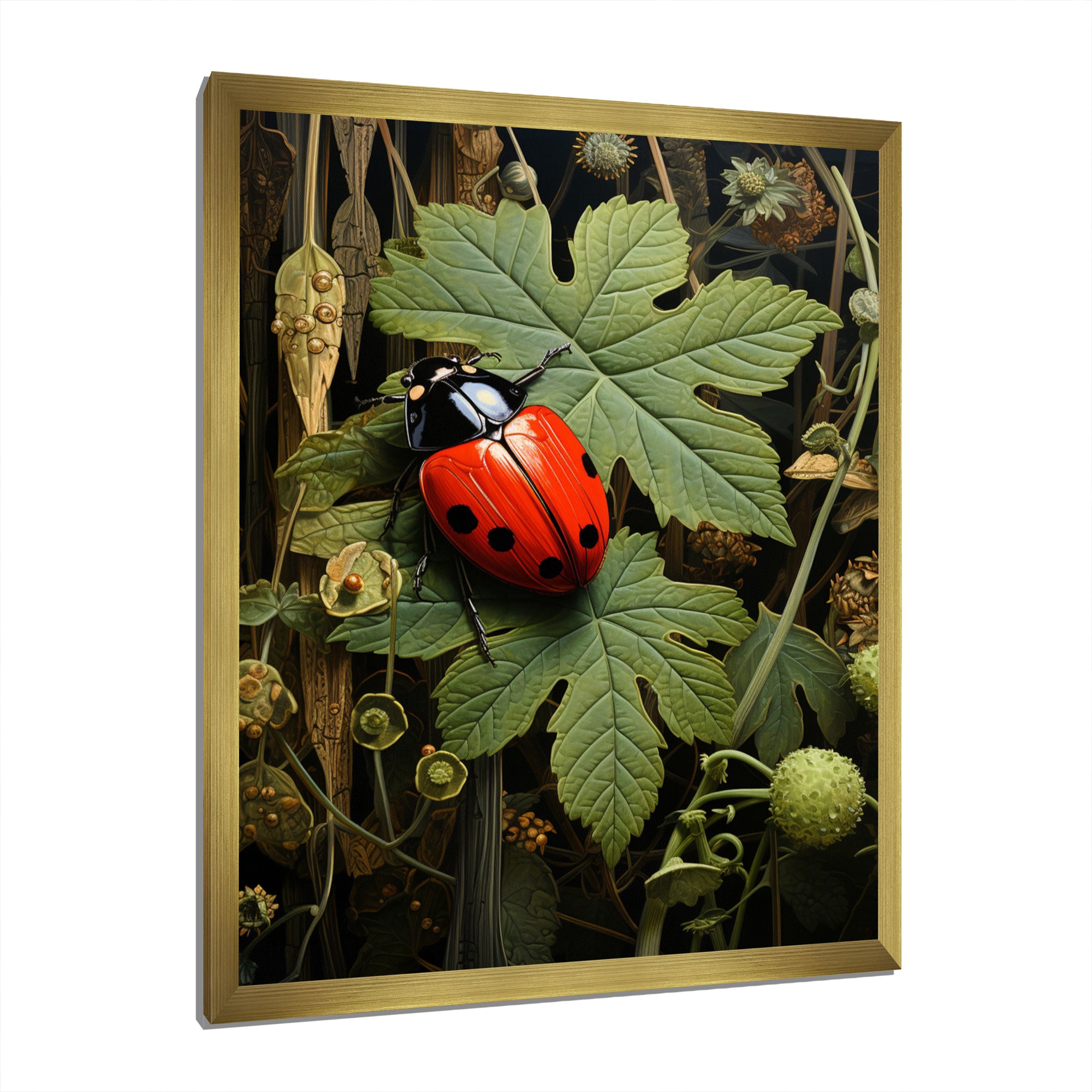 Ladybug Ladybugs Leisure - Red Ladybug Wall Art