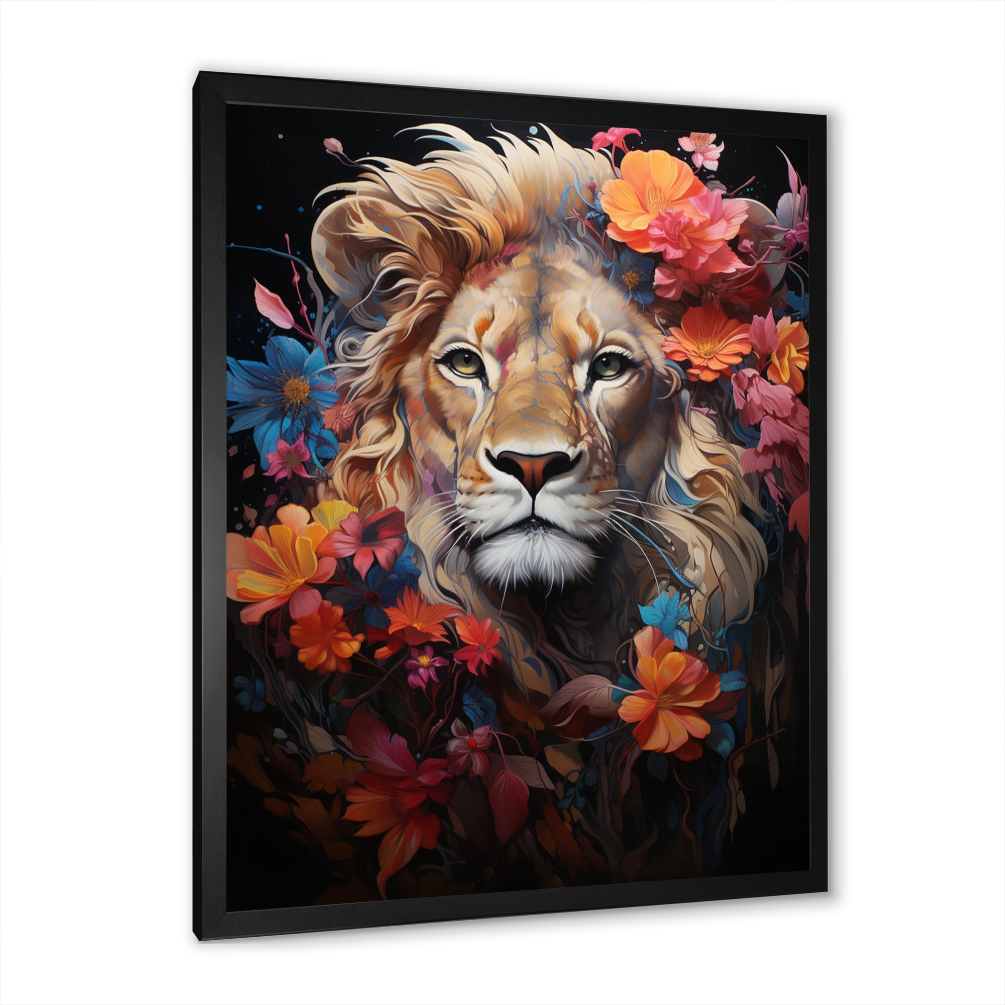 Lion Mystical Domain Fantasy - Lion Canvas Wall Art