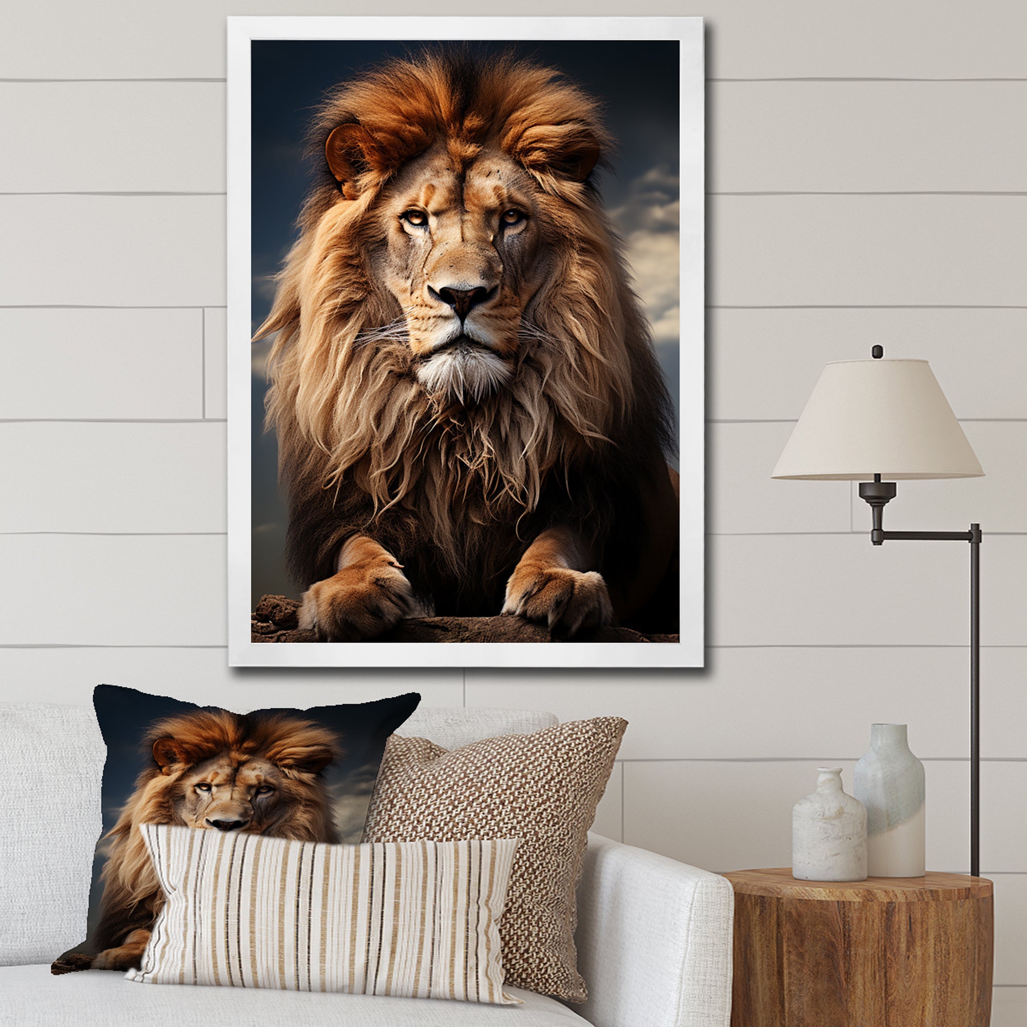 Lion Regal King - Lion Wall Art Prints