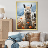 Llama Landscape In Winter - Llama Wall Decor