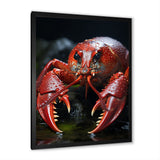Coral Black Lobster Lively Lobster - Lobster Wall Art Prints