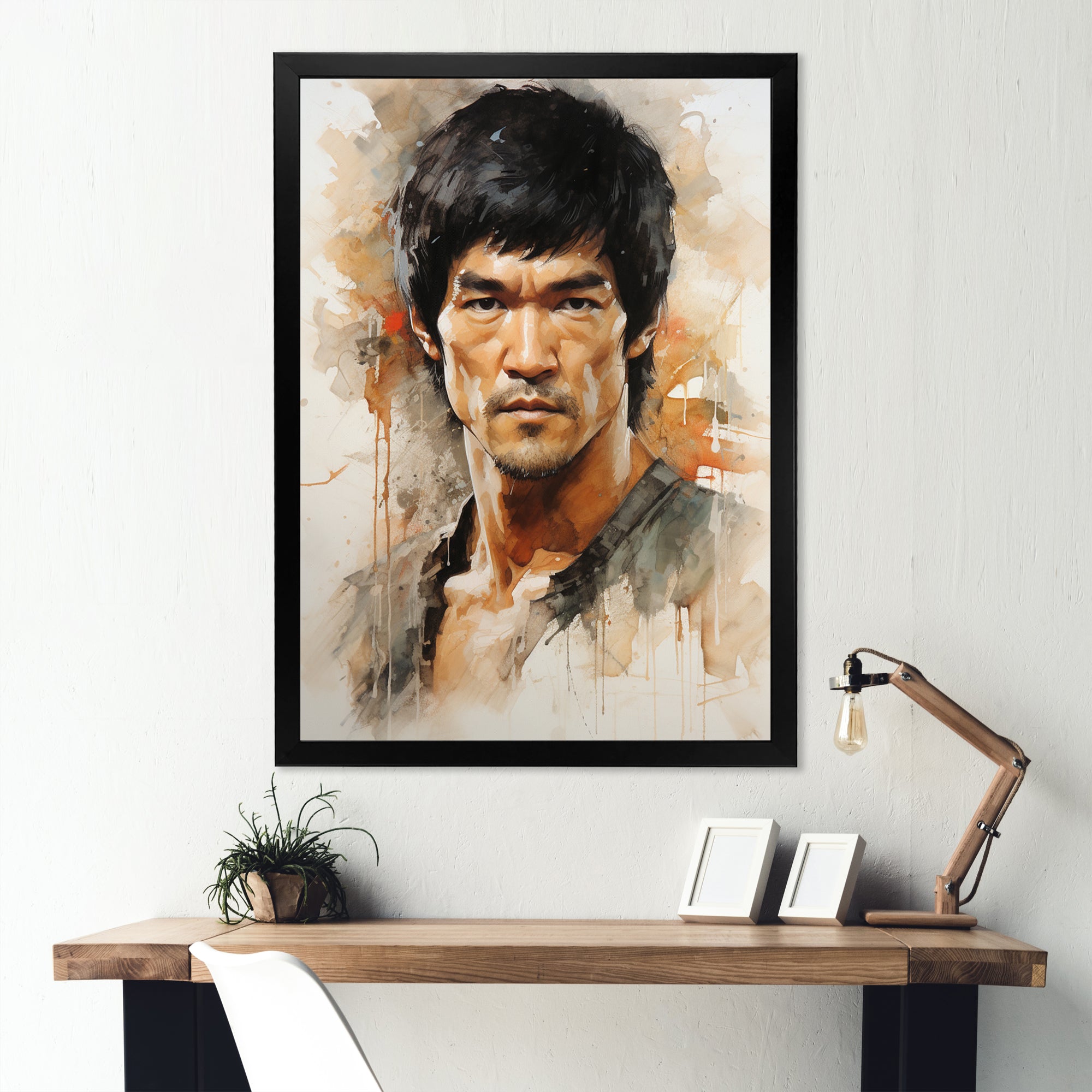 Martial Art Bruce Lee - Martial Arts Canvas Wall Art