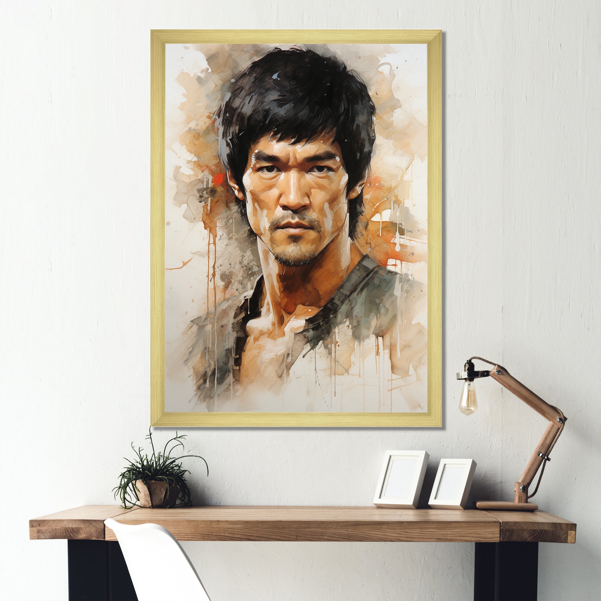 Martial Art Bruce Lee - Martial Arts Canvas Wall Art