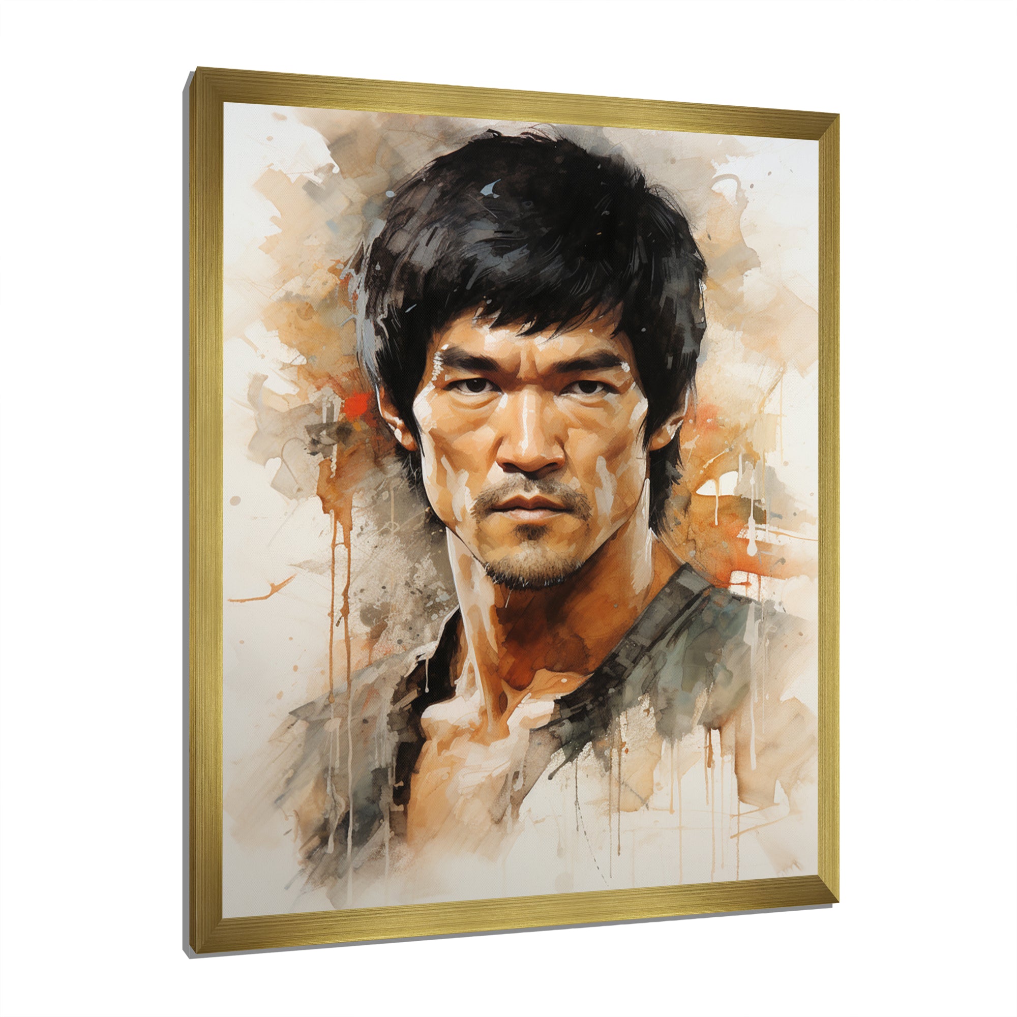Martial Art Bruce Lee - Martial Arts Canvas Wall Art