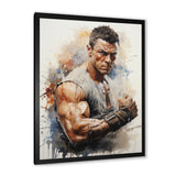 Martial Art Jean Claude Van - Martial Arts Canvas Wall Art