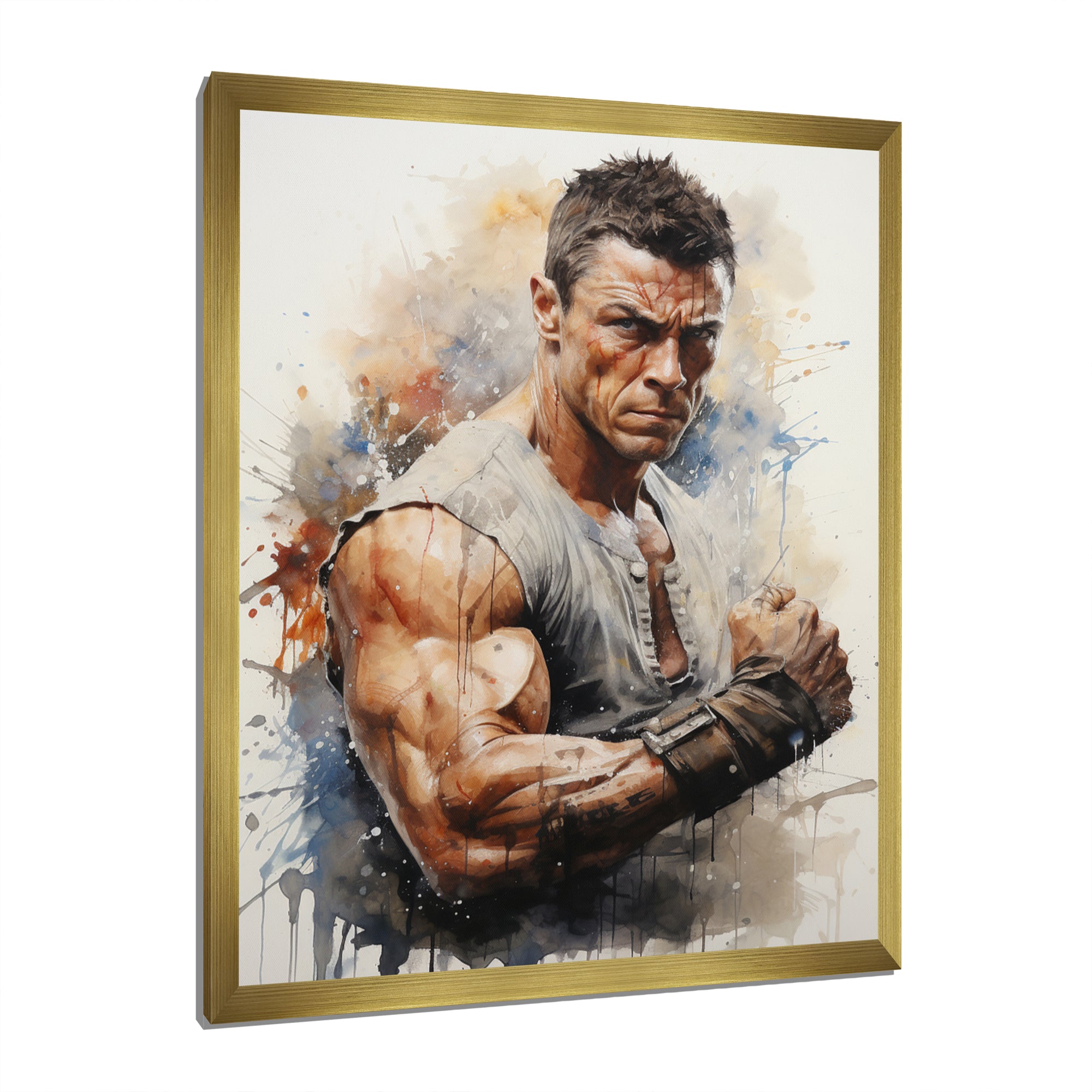 Martial Art Jean Claude Van - Martial Arts Canvas Wall Art