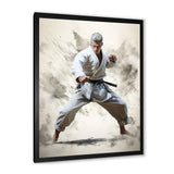 Martial Art Serenity In Action I - Martial Arts Canvas Wall Art