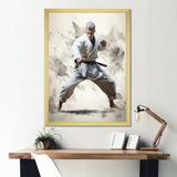 Martial Art Serenity In Action I - Martial Arts Canvas Wall Art