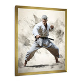 Martial Art Serenity In Action I - Martial Arts Canvas Wall Art