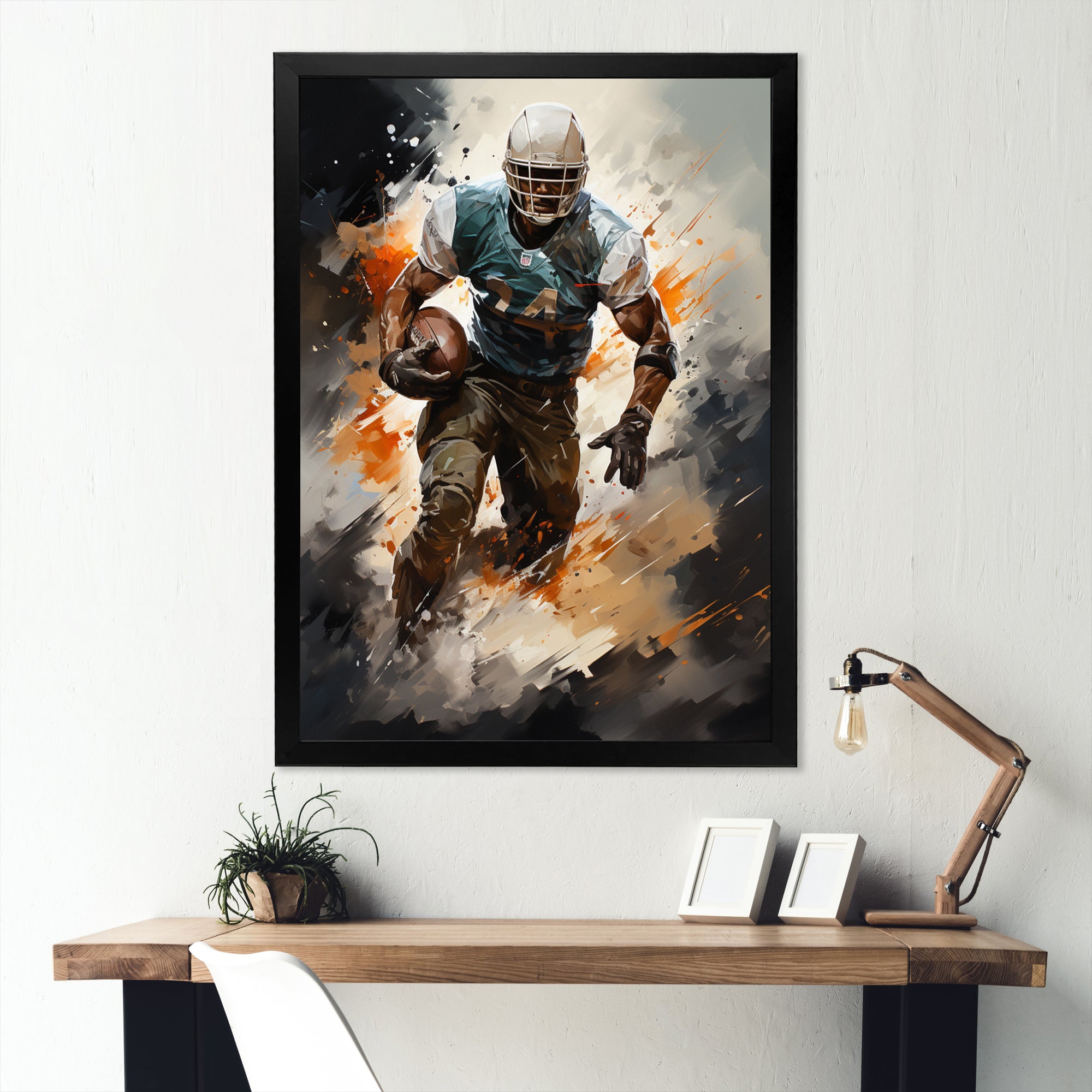 Football Rapid Field - Football Canvas Wall Art
